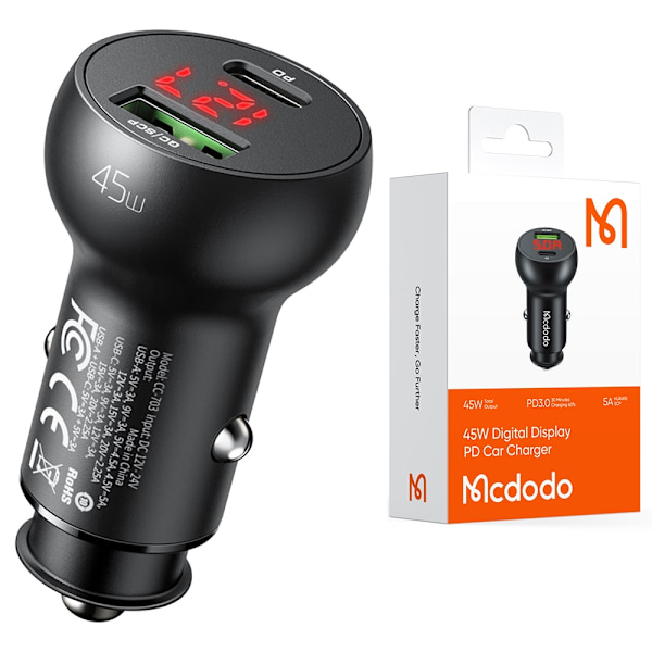 McDodo USB/USB-C PD 45W LCD biljardbord