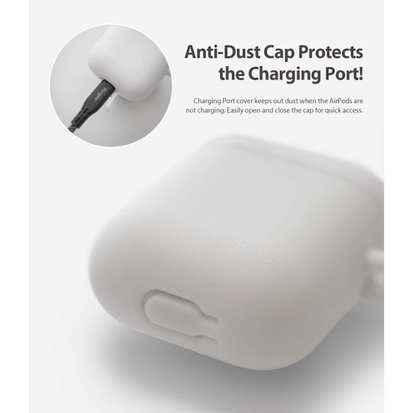 RING AIRPODS KASE HVIT