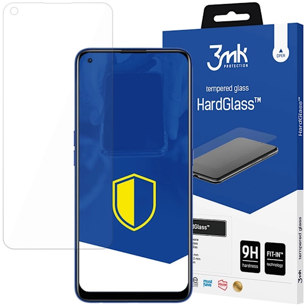 9H 3MK HARDGLASS GLAS PÅ REALME 7 PRO