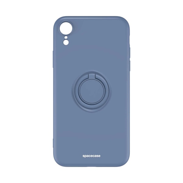 Spacecase Silikonfodral För Iphone Xr Blå Ringskydd