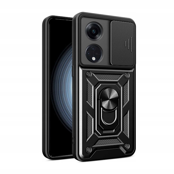Spacecase Case Cover För Oppo A98 5G Black Protective