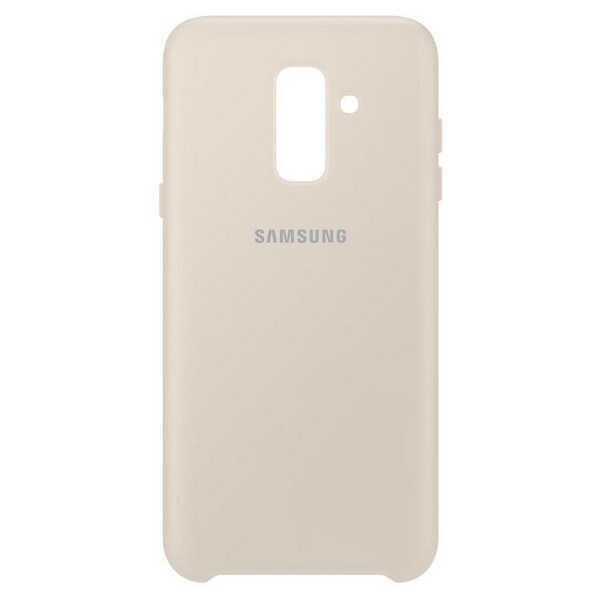 Fodral Samsung EF-PA605CF A6 Plus 2018 A605 guld/guld Dual Layer Cover