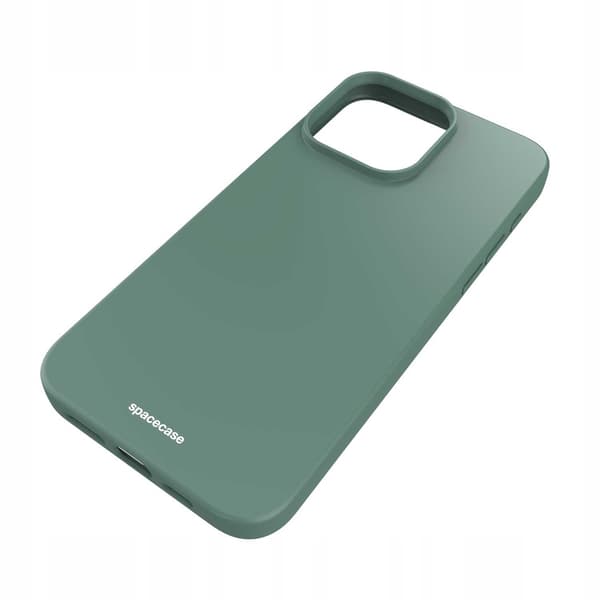 Spacecase Silikonfodral För Iphone 15 Pro Max Mörkgrön