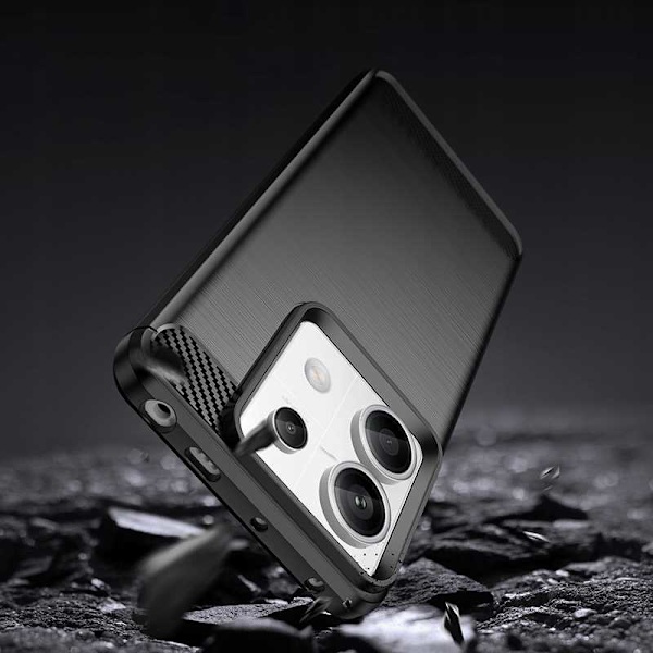 Spacecase Case Cover För Poco X6 Rm Note 13 Pro 5G Svart