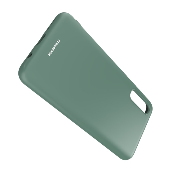 Spacecase Silikonfodral För Samsung Galaxy A70 Grön Skydd