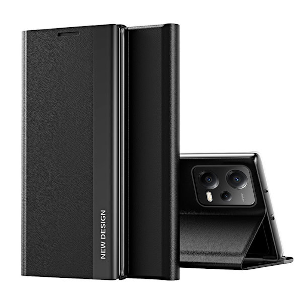 Sleep Case Pro for Xiaomi Redmi Note 12 5G / Poco X5 5G med flip-stativ, svart
