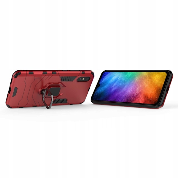 Spacecase Case Cover För Xiaomi Redmi 9A 9At Red Sc X-Ring