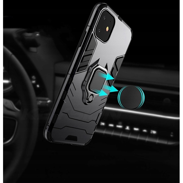 Spacecase X-Ring Case För Iphone 11 Case Svart Skydd