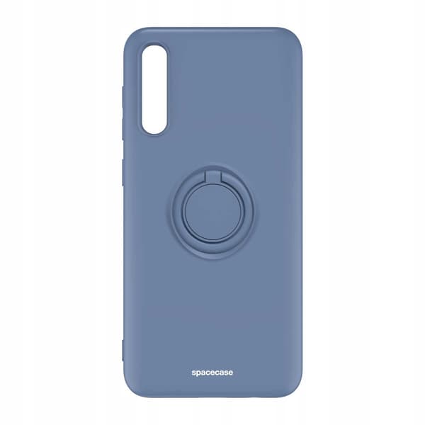 Spacecase Silikonecase Ring För Galaxy A70 Blåt Skydd