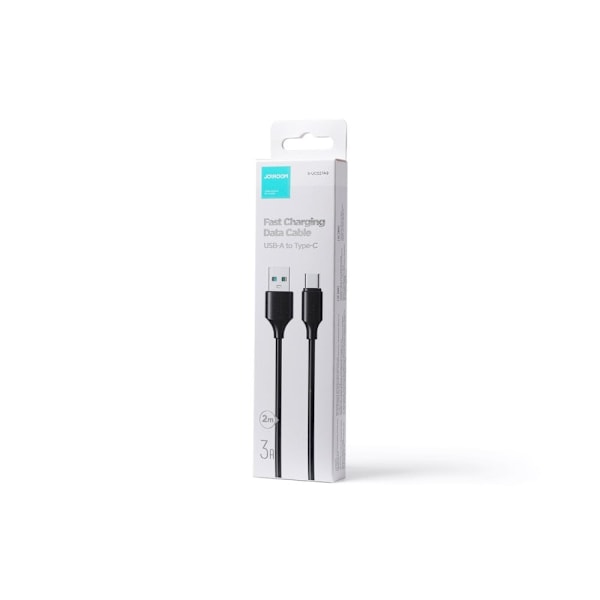 Joyroom lade-/datakabel USB - USB Type C 3A 2m svart (S-UC027A9)