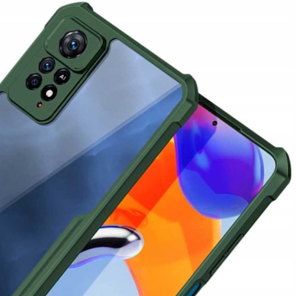 Spacecase Case Cover Till Xiaomi Redmi Note 11 Pro Beetle Green