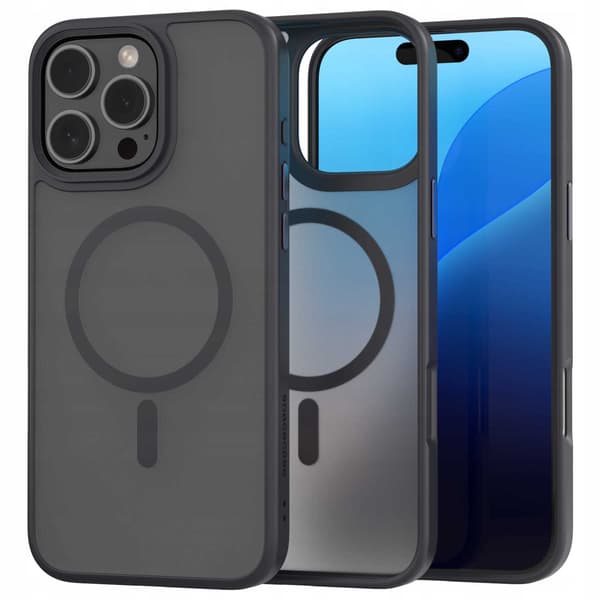 Spacecase Hybrid Case För Iphone 16 Pro Max Black