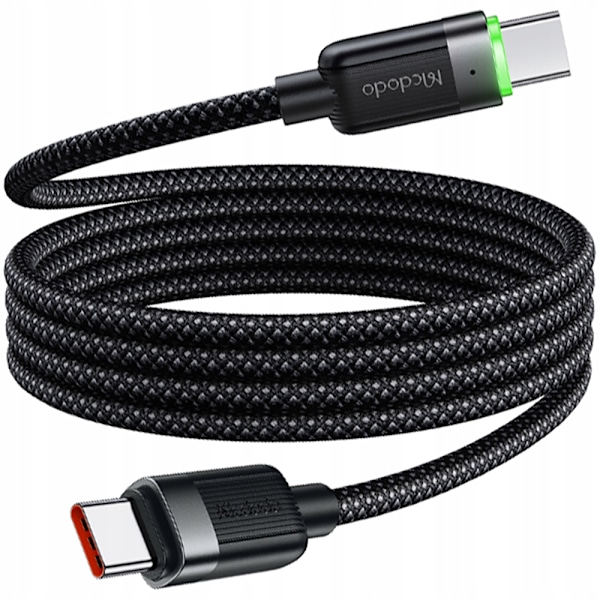 MCDODO USB-C SNABBLADDNINGSKABEL FÖR SAMSUNG APPLE USB TYP C 60W 1M LED