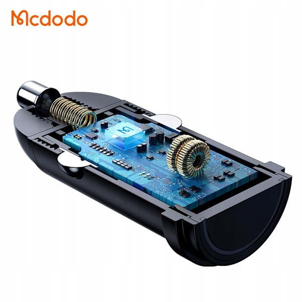 MCDODO SNABB BILLADDARE FOR PHONE USB-C LED + LYNKABEL
