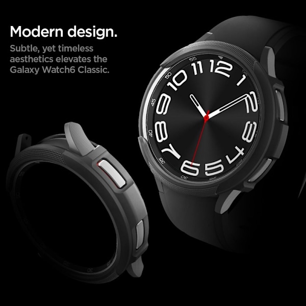 SPIGEN LIQUID AIR SAMSUNG GALAXY WATCH 6 CLASSIC (43 MM) MATT SVART