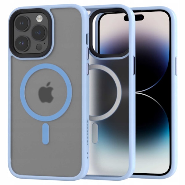 Spacecase Hybrid Fodral För Iphone 14 Pro Max För Magsafe Baby Blue