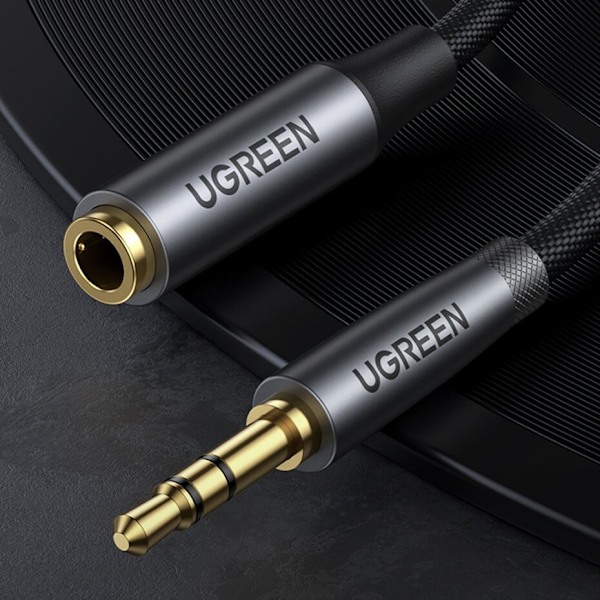 Ugreen AV190 kabel AUX skjøtekabel 3,5 mm mini jack 1 m (50238)