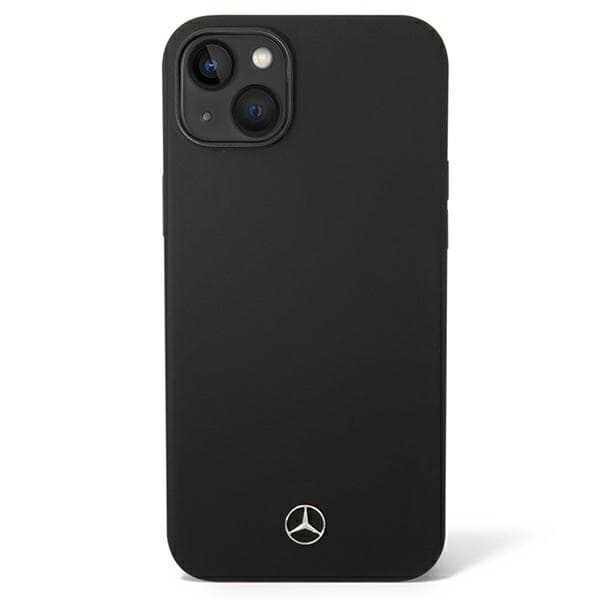 MERCEDES SILICONE LINE ETUI TIL IPHONE 14 PLUS - SORT