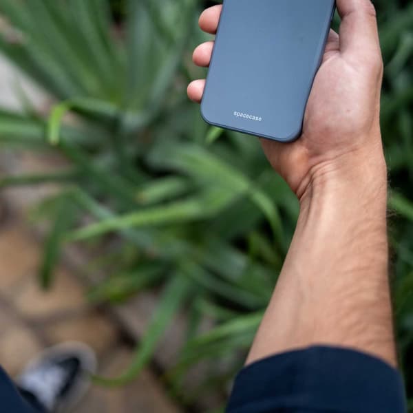 Spacecase Silikonfodral För Galaxy A52 A52S Blåt Skyddsväska