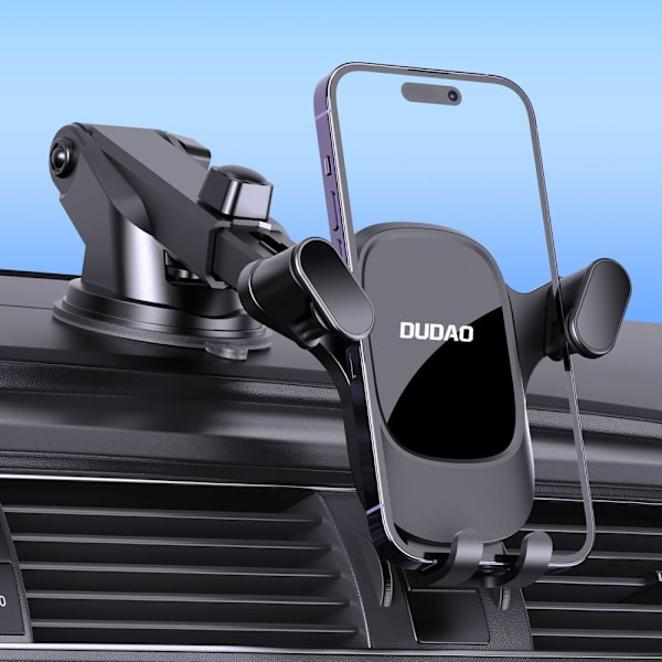 DUDAO BILTELEFONHOLDER TIL COCKPIT, SORT