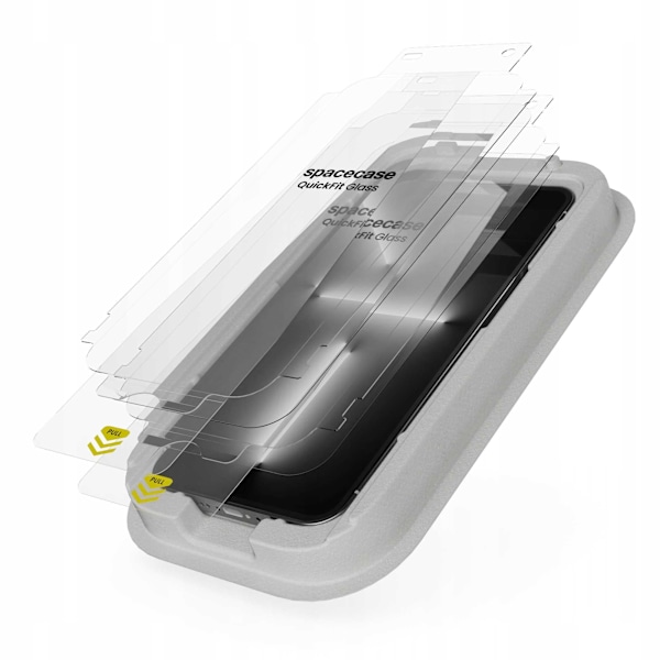 Spacecase Quickfit Härdat Glas För Iphone 13 Pro Max 14 Plus