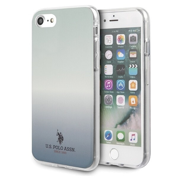 AMERIKANSK SAG POLO ASSN. GRADIENT PATTERN COLLECTION TIL IPHONE 7 / 8 / SE 2020 / SE 2022 - BLÅ