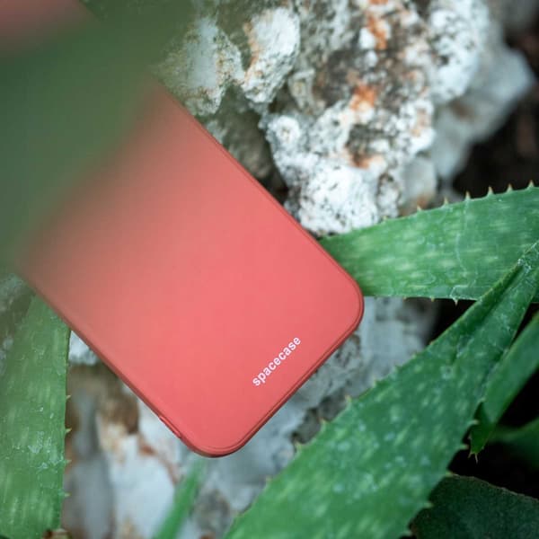 Spacecase Silikonfodral För Iphone Xr Rött Skydd