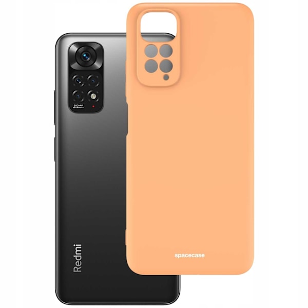 Spacecase Silikonfodral För Xiaomi Redmi Note 11 11S Orange