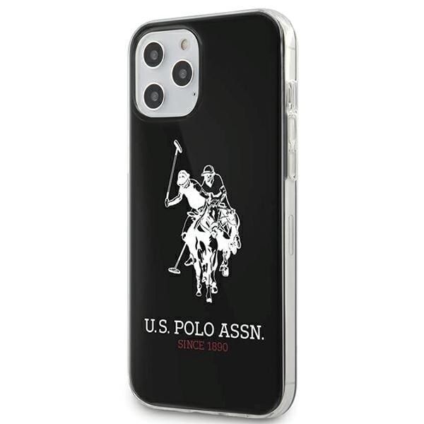 AMERIKANSK SAG POLO ASSN. SHINY BIG LOGO TIL IPHONE 12 PRO MAX - SORT