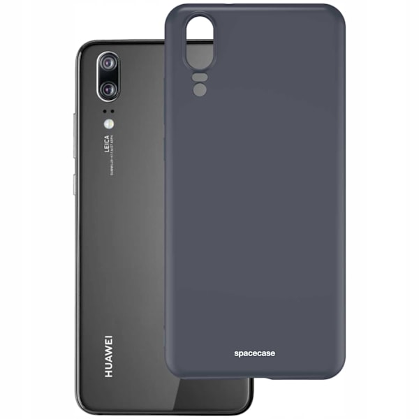 Spacecase Silikonfodral För Huawei P20 Svart