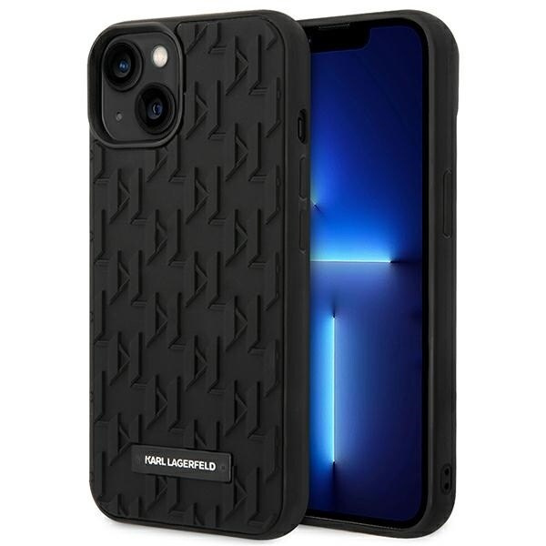 Karl Lagerfeld KLHCP14MRUPKLPK iPhone 14 Plus 6.7 hardt deksel svart/svart 3D-monogram