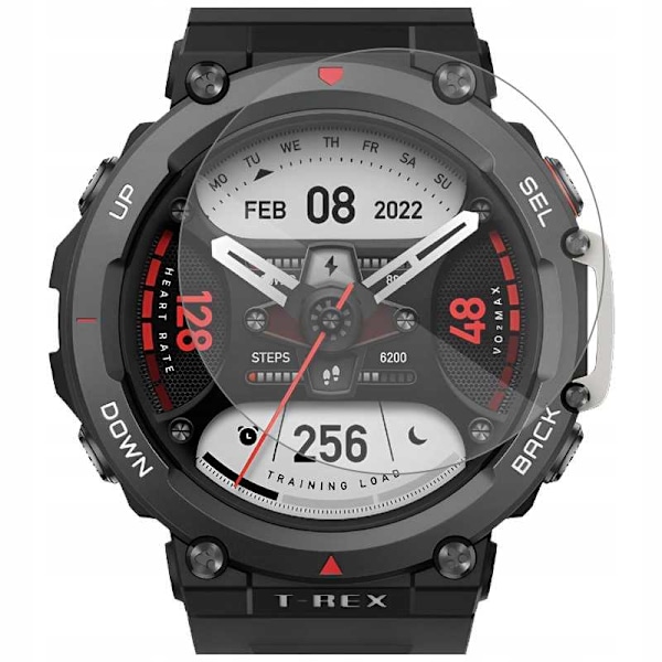 Rymdskydd Härdat Glas För Amazfit T-Rex 2 2.5D Klockskydd