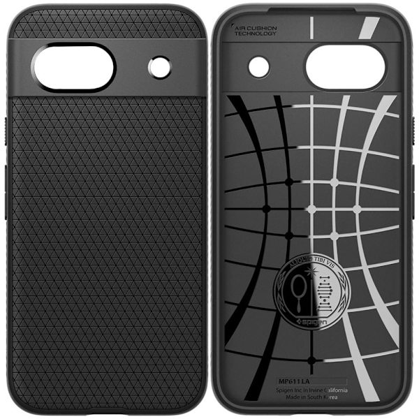 Spigen Liquid Air-deksel til Google Pixel 8A - Matt Svart