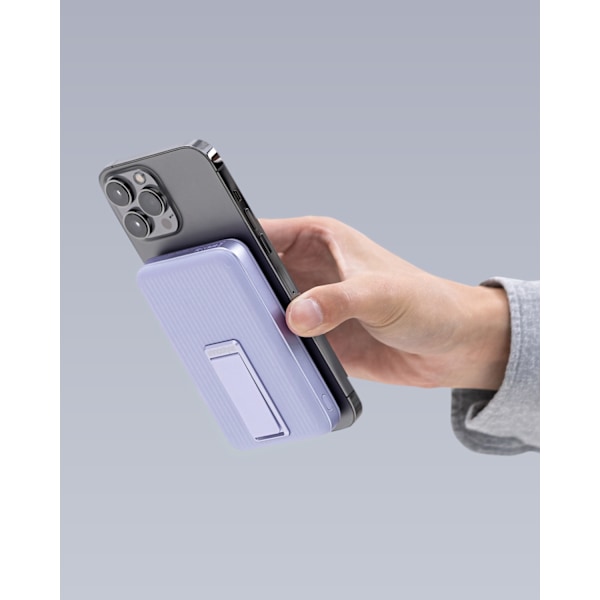 INNOSTYLE POWERSWITCH SNABB INDUKTION POWERBANK FÖR MAGSAFE 10000MAH STATIV LILA
