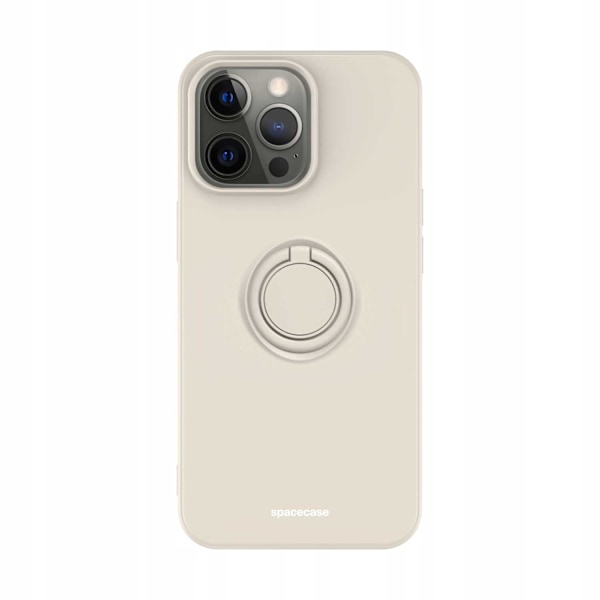 Spacecase Silikon Ringfodral För Iphone 13 Pro Case Bone Cover