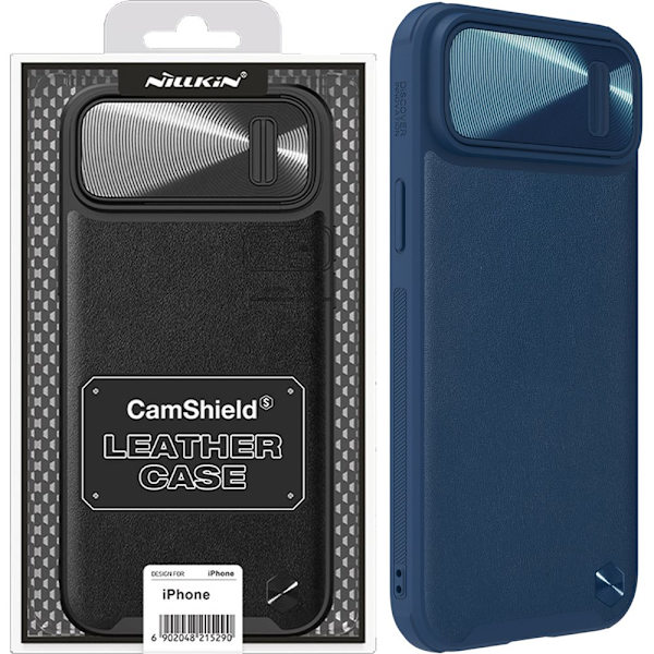NILLKIN CASE CAMERA COVER TIL IPHONE 14 PLUS BLÅ