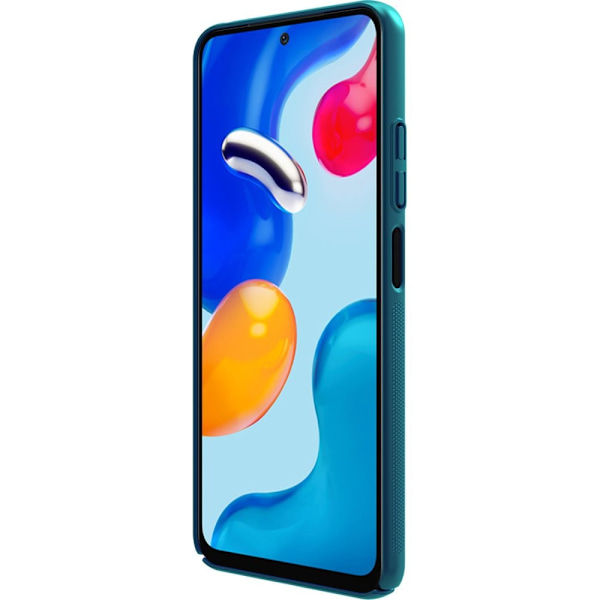 Nillkin Super Frosted Shield-forsterket deksel + stativ for Xiaomi Redmi Note 11S / Note 11 Blue