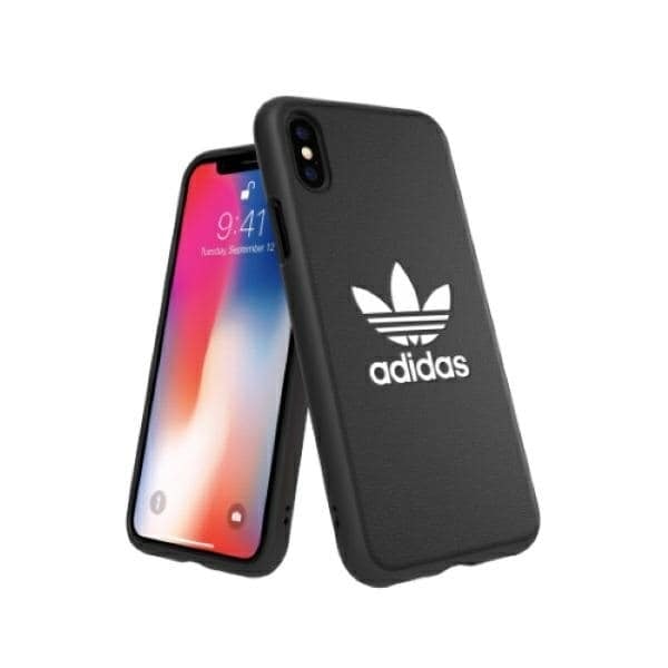 Adidas ELLER Formgjutet fodral Basic iPhone X/XS svart-vit/svart-vit 31584