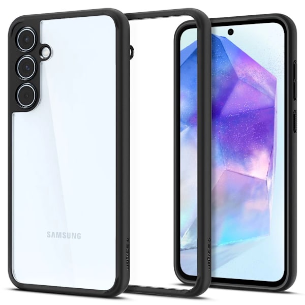 SPIGEN ULTRA HYBRID COVER TIL SAMSUNG GALAXY A55 5G - MAT SORT