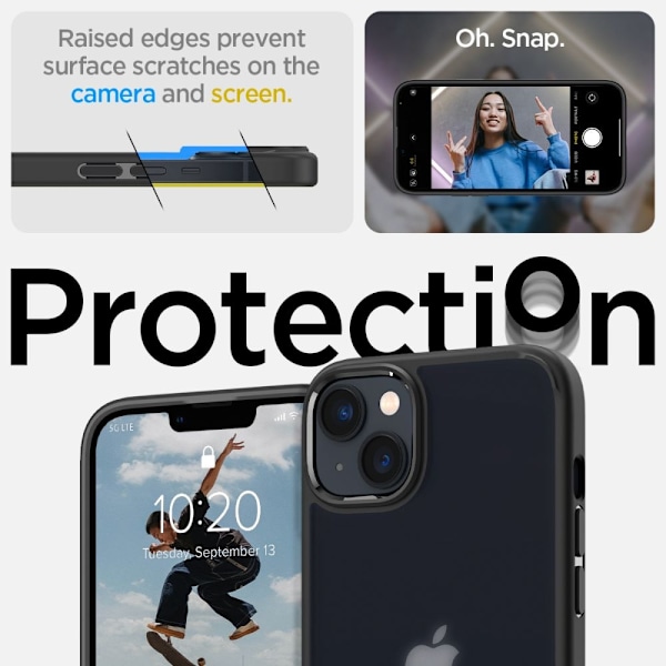 SPIGEN ULTRA HYBRID IPHONE 14 PLUS FROST SVART