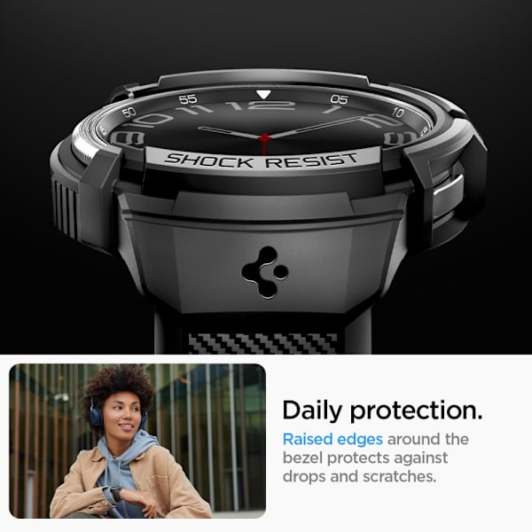 SPIGEN RUGGED ARMOR "PRO" GALAXY WUR 6 CLASSIC (47 MM) SORT