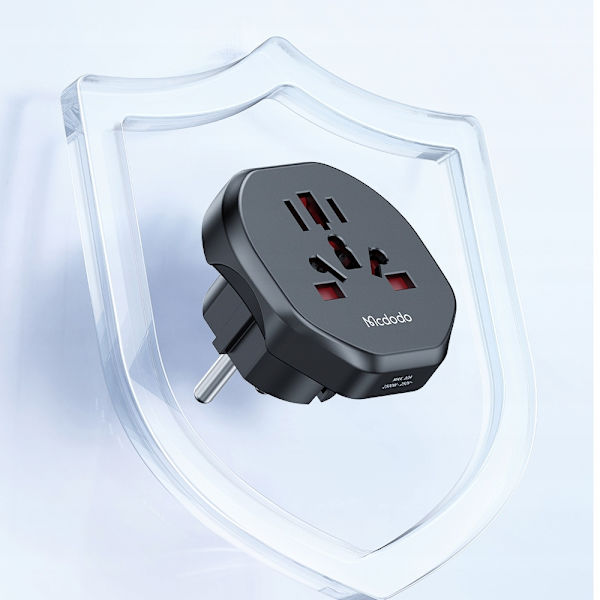 MCDODO UNIVERSELL LESERADAPTER EU TIL EU USA UK AU CN ADAPTER 2500W