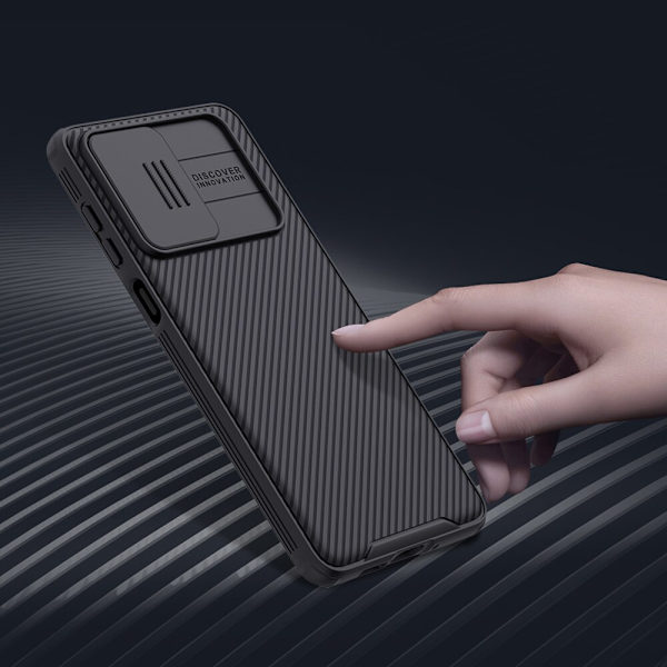 Nillkin CamShield Pro Case Armored Case Camera Cover? Samsung Galaxy A73 svart