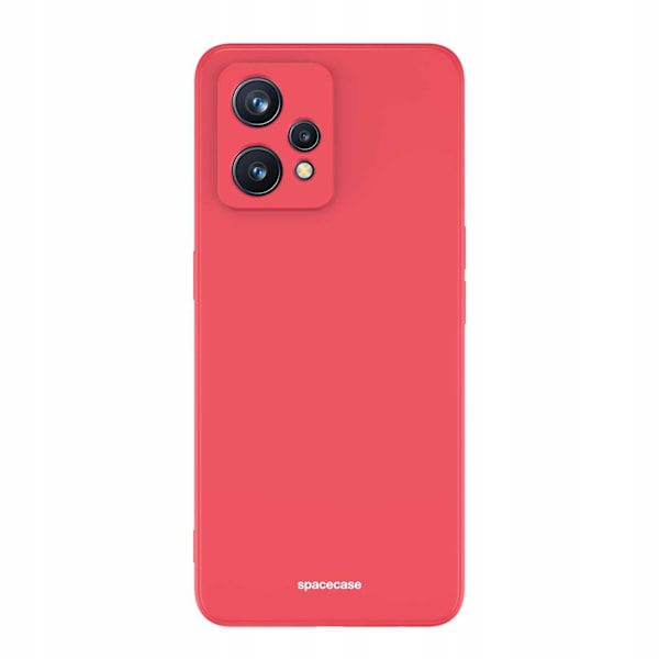 Spacecase Silikonfodral För Realme 9 4G 9 Pro+ Rött Skydd