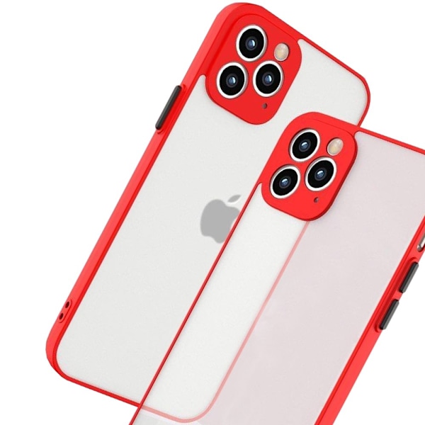 Milky Case Silikon fleksibelt gjennomskinnelig etui Xiaomi Redmi Note 10 / Redmi Note 10S Red