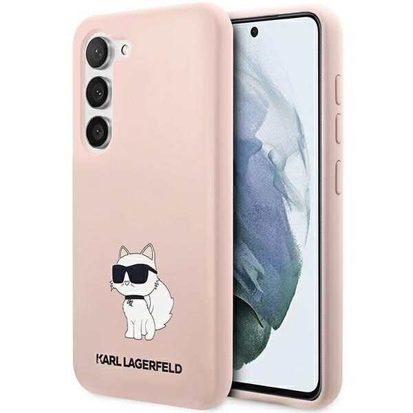 Karl Lagerfeld KLHCS23MSNCHBCP S23+ S916 Hard Case Rosa/rosa Silikon Choupette