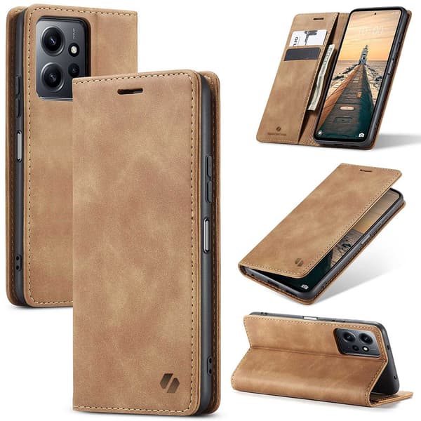 Spacecase Case Cover Till Xiaomi Redmi Note 11 Pro 5G Ljusbrun