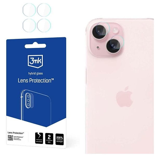 Apple iPhone 15 - 3mk linsebeskyttelse