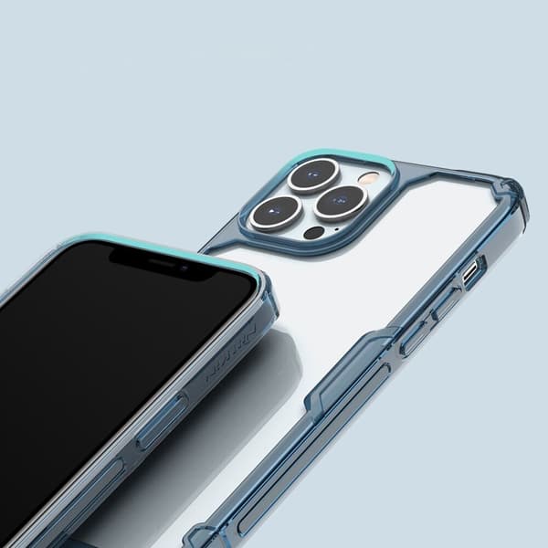 NILLKIN CASE CASE COVER COVER TIL IPHONE 14 PRO MAX BLUE
