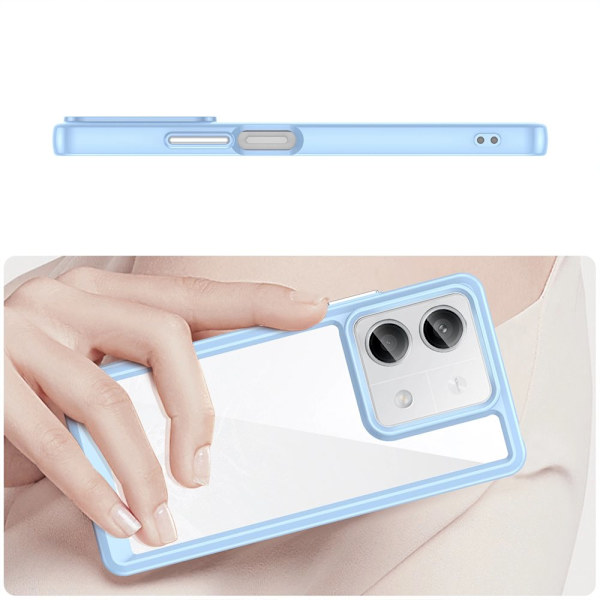 OUTER SPACE CASE MED GELRAMME TIL XIAOMI REDMI NOTE 13 PRO - BLÅ